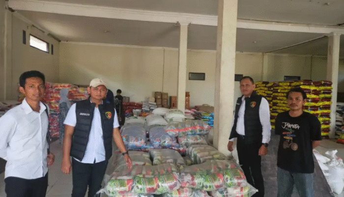 Ratusan Karung Beras Ilegal Asal Sulsel Diamankan Polres PPU