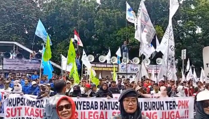 Buruh Geruduk KPK, Desak RUU Perampasan Aset Disahkan sebelum 2026