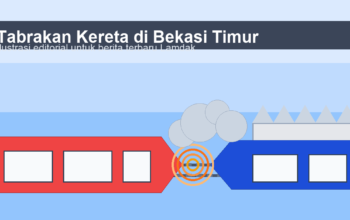KA Argo Bromo Anggrek Tabrak KRL di Bekasi Timur, Perjalanan Commuter Line Terganggu