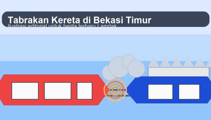 KA Argo Bromo Anggrek Tabrak KRL di Bekasi Timur, Perjalanan Commuter Line Terganggu