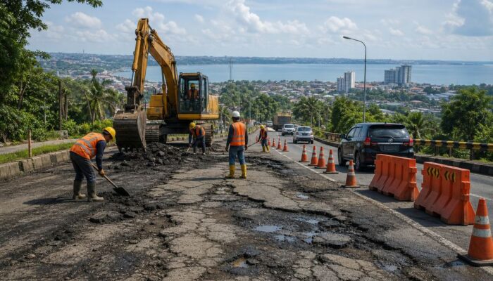 Balikpapan Siapkan APBD untuk Perbaikan Jalan Syarifuddin Yoes, Akses Bandara Jadi Prioritas