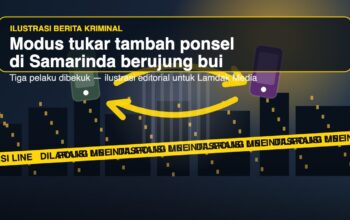 Modus Tukar Tambah Ponsel di Samarinda Berujung Bui, Tiga Pelaku Dibekuk
