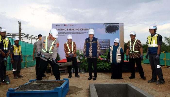 Kapolda Kaltim Mulai Pembangunan Kantor Pendukung Polresta IKN Tahap I di Penajam
