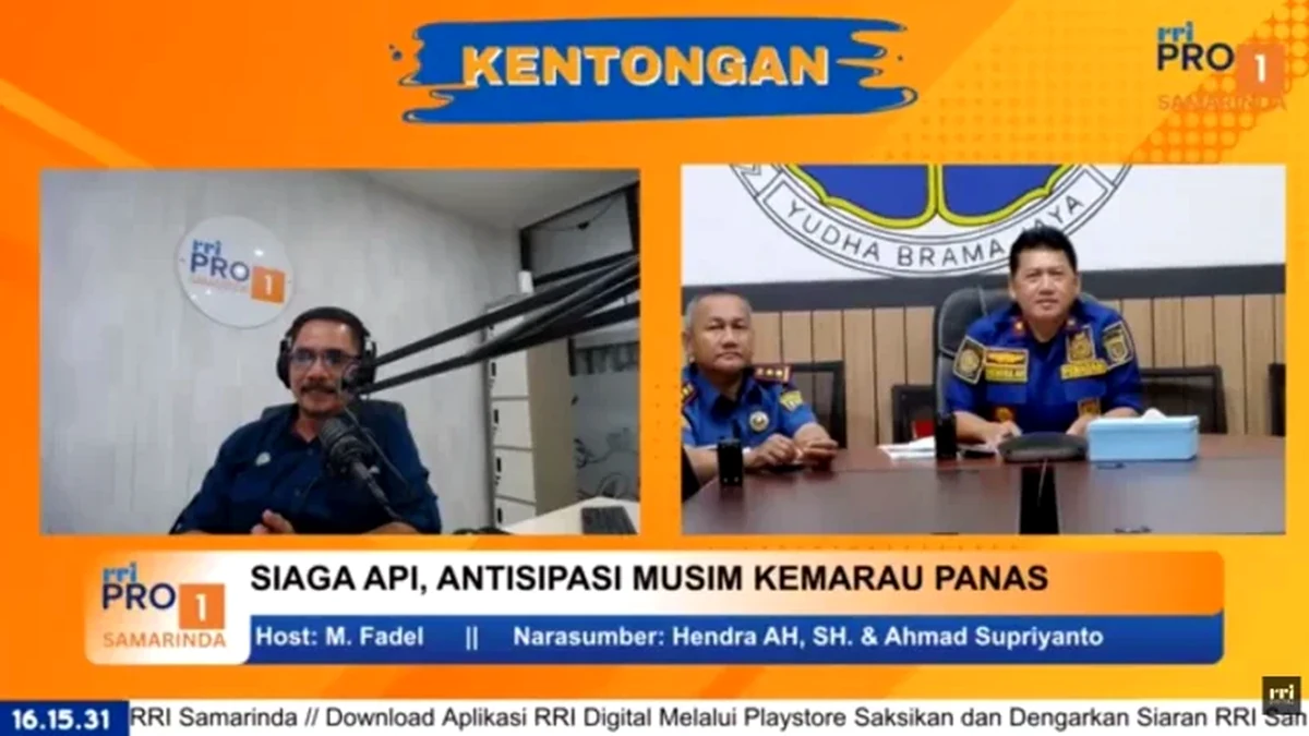 Program RRI Samarinda bertema Siaga Api dan antisipasi musim kemarau panas