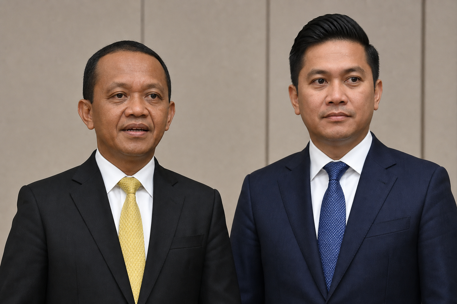 Menteri ESDM Bahlil berdampingan dengan Gubernur Kaltim Rudy Masud
