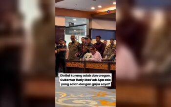 Ditanya Soal Gaya Kepemimpinan, Rudy Mas’ud ke Demonstran: Ada yang Salah dengan Gaya Saya?