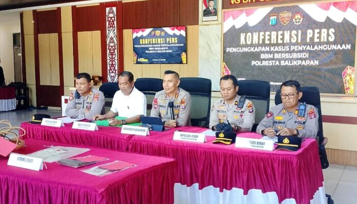 Polresta Balikpapan Bongkar Solar Subsidi Ilegal, IRT Diduga Raup Rp800 Juta