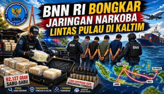 BNNP Kaltim: Samarinda dan Balikpapan Masih Zona Rawan Narkoba usai 92 Kg Sabu Disita