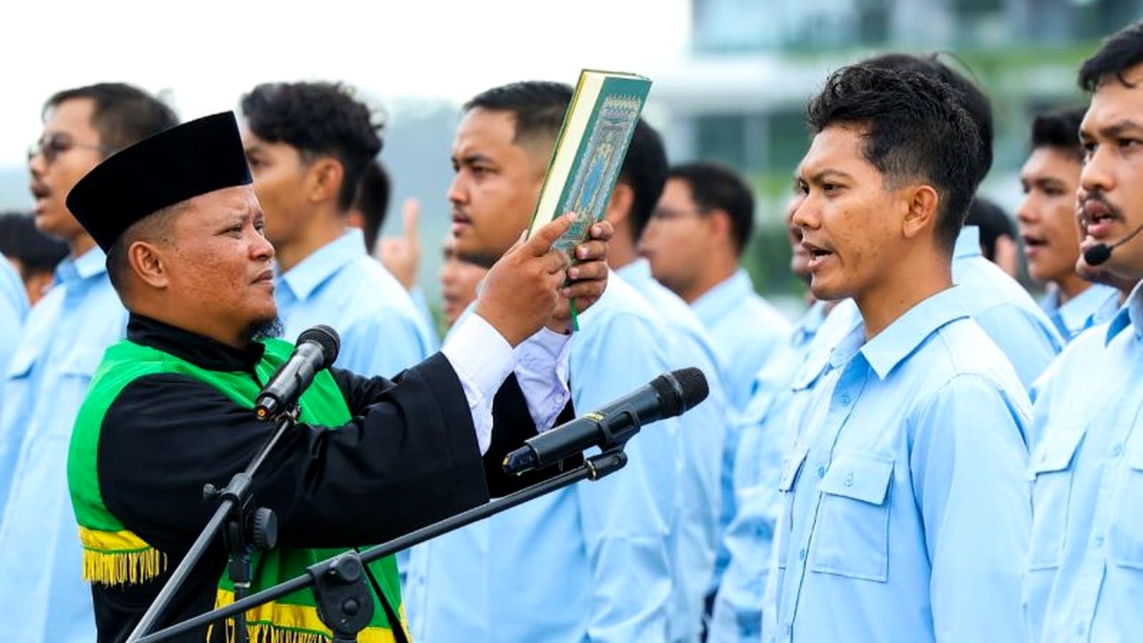 Pengambilan sumpah 555 PNS angkatan pertama Otorita IKN di KIPP IKN