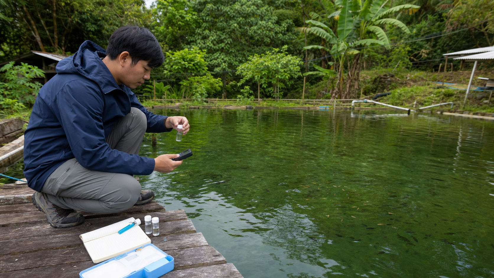 Dosen Unmul meneliti kualitas air kolam ikan di Samarinda