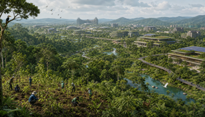 Otorita IKN Tanam 5 Juta Pohon, Rewilding Jadi Fondasi Forest City Nusantara