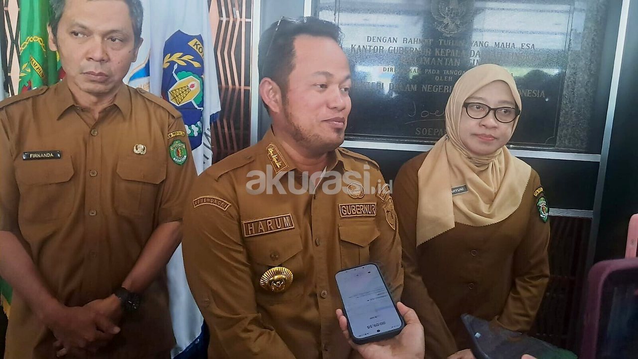 Gubernur Kaltim Rudy Mas’ud memberi keterangan soal antrean BBM dan jam operasional SPBU di Kalimantan Timur