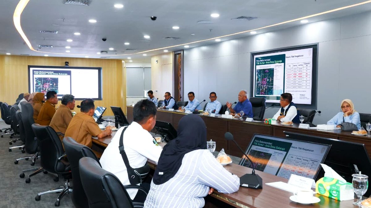 Rapat Otorita IKN membahas rencana sumur bor IKN Sepaku untuk air bersih warga Sukaraja