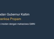 Ajudan Gubernur Kaltim Diperiksa Propam Usai Senggol Mahasiswa GMNI