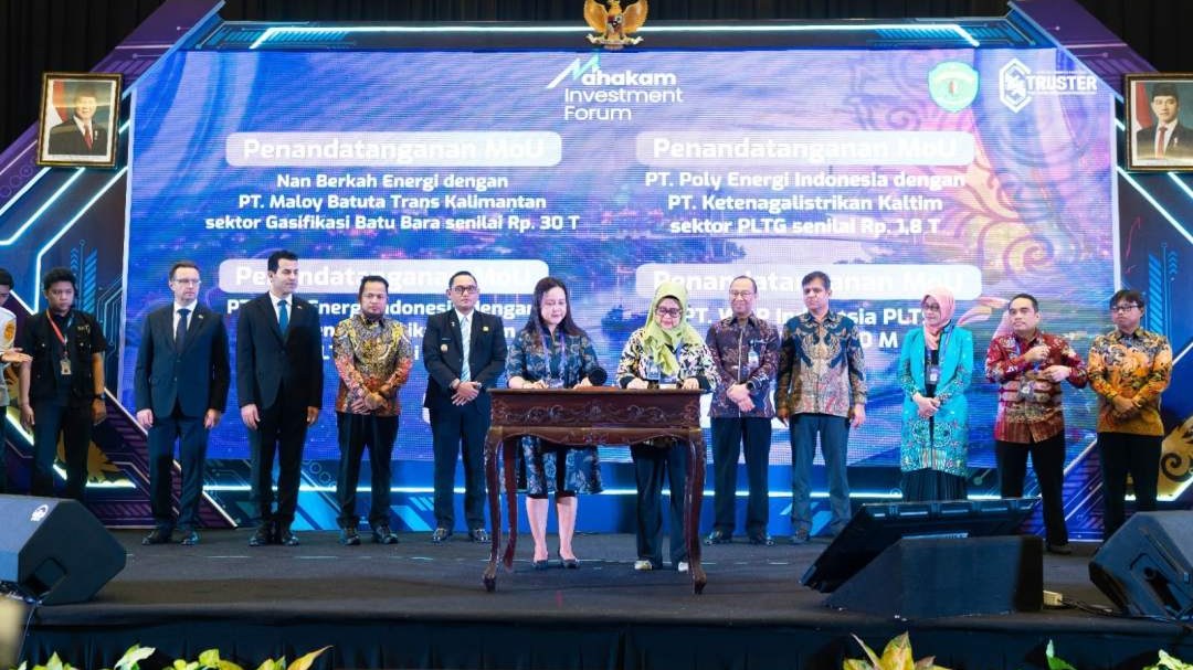 Mahakam Investment Forum 2026 di Kalimantan Timur mencatat potensi investasi Rp32,7 triliun.