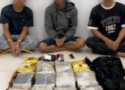 Polda Kaltim Sita 12,6 Kg Sabu di Samarinda, Tiga Orang Diamankan