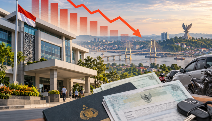 Target PAD Kaltim Turun Rp1,86 Triliun, Pajak Kendaraan Berisiko Tak Tercapai